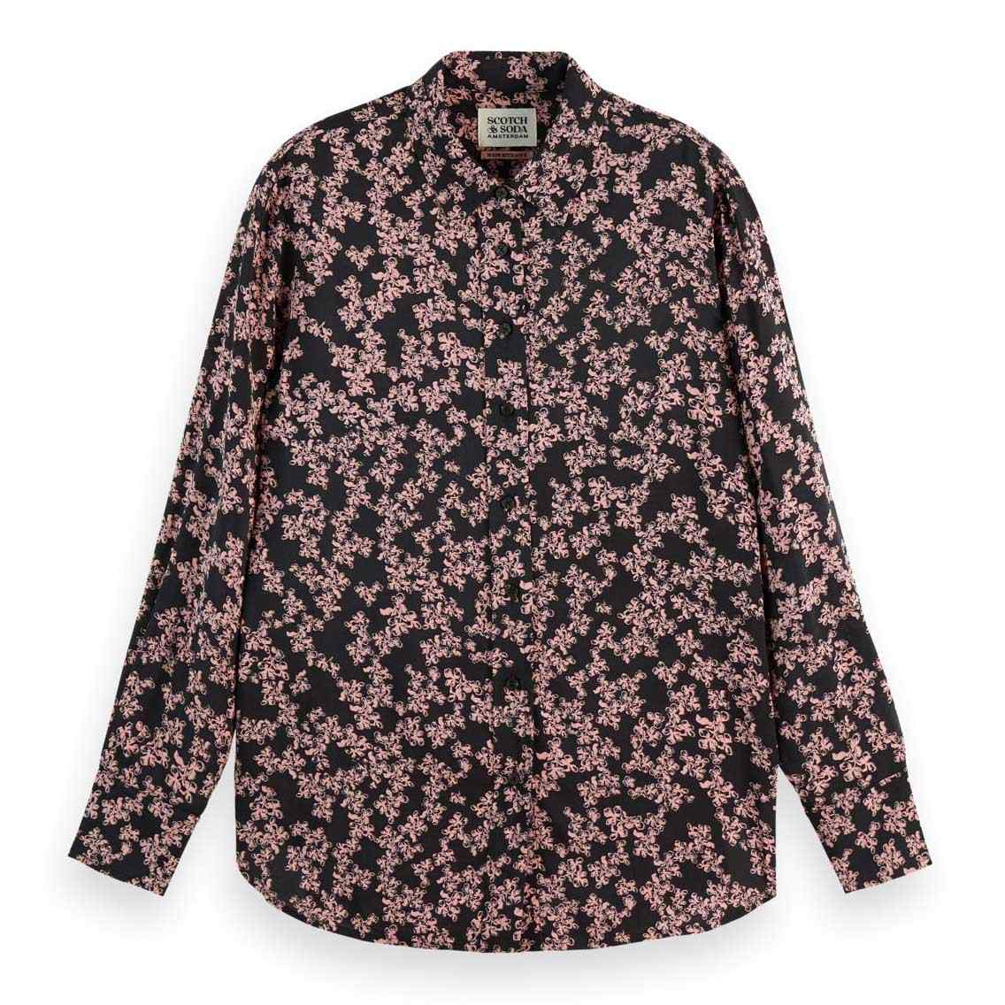 Scotch & Soda Printed Relaxed Fit Shirt